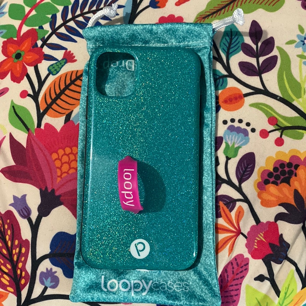 Loopy Case Blue Sparkle iPhone 11